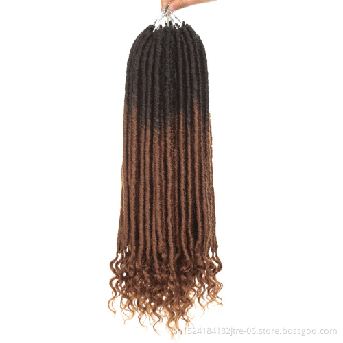 High Quality 20inches Soul Goddess Locs Dread Loc  Synthetic Braiding Hair